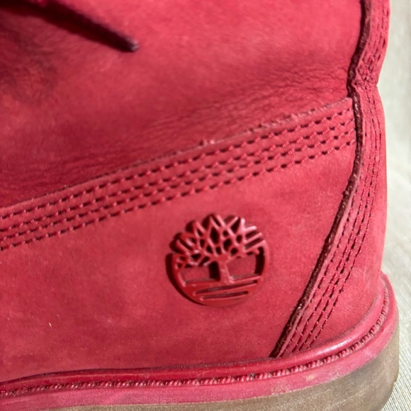 TIMBERLAND Sz 8 Limited Edition Leather 6” Shaft Lace Up Rubber Sole Boots - Picture 5 of 11